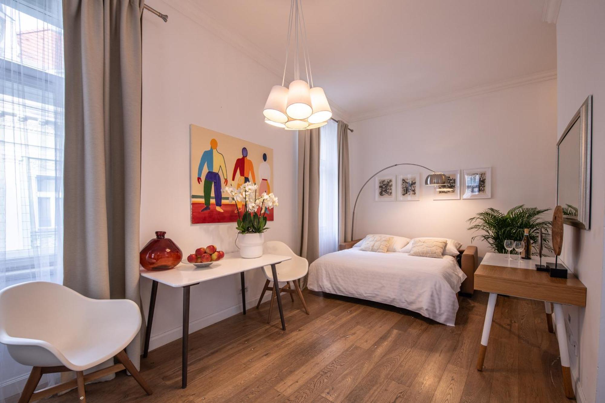 Modern Downtown Apt - Renovated, On Ideal Location Prága Kültér fotó