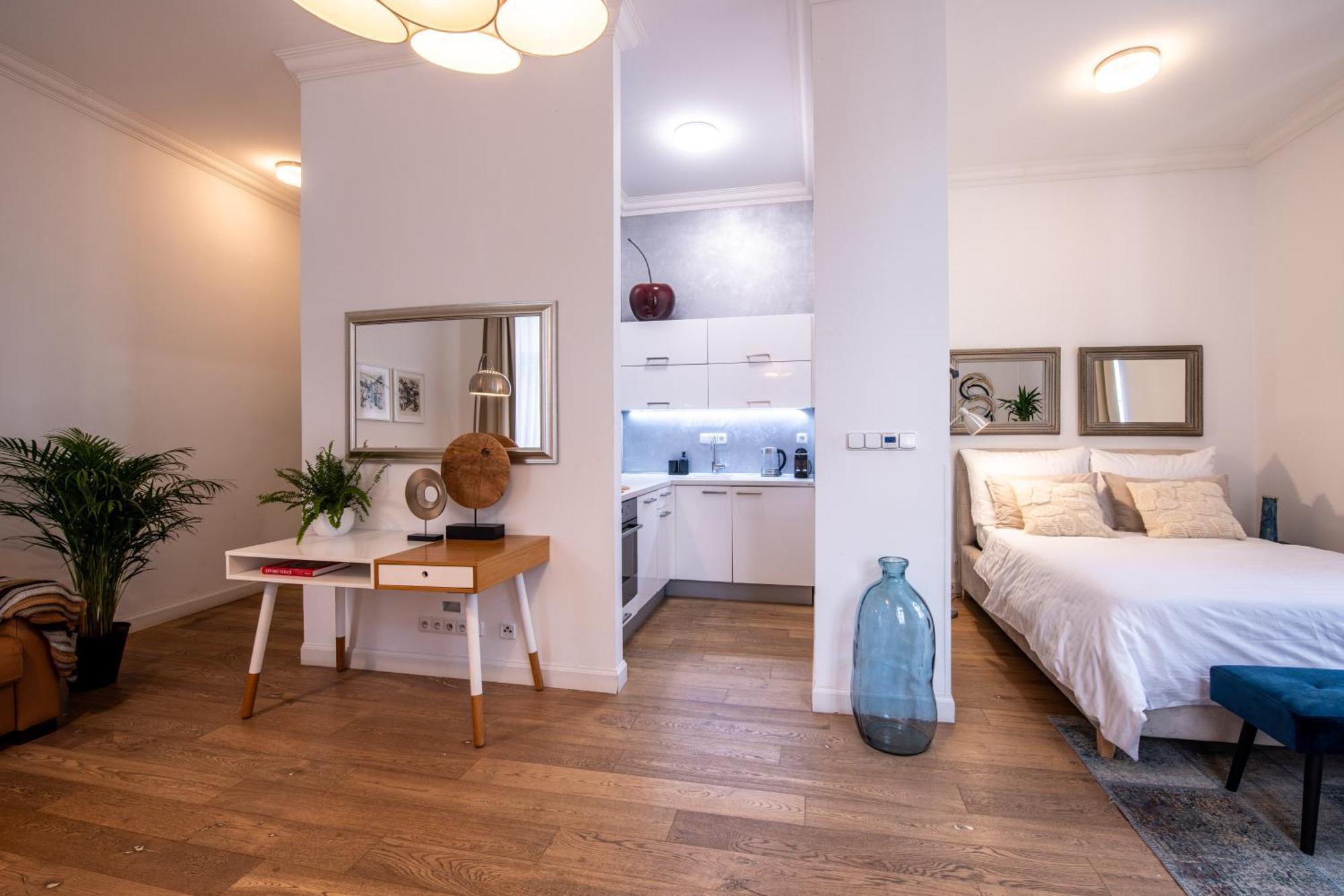 Modern Downtown Apt - Renovated, On Ideal Location Prága Kültér fotó